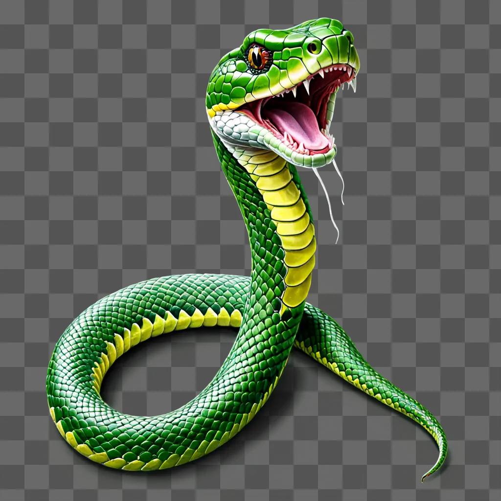 Realistic Snake Drawing