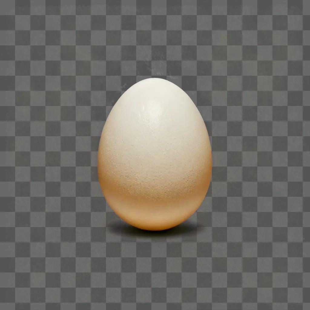 テクスチャーのある背景に描かれたリアルな卵