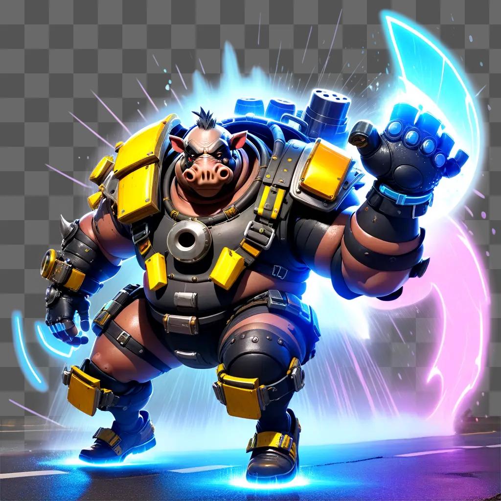 Roadhog is a character in the game Overwatch who is a tank-like character with a unique ability