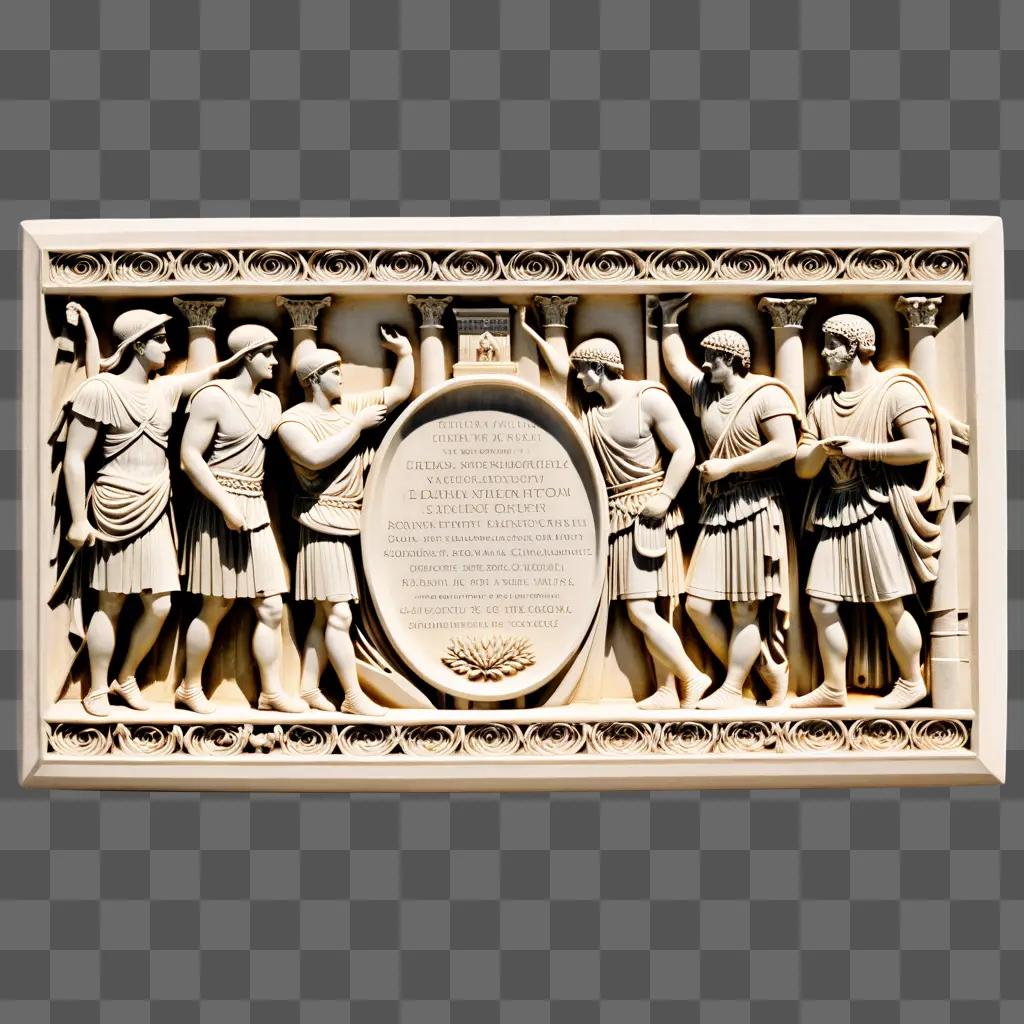 Roman Plaque with Names of Men on It