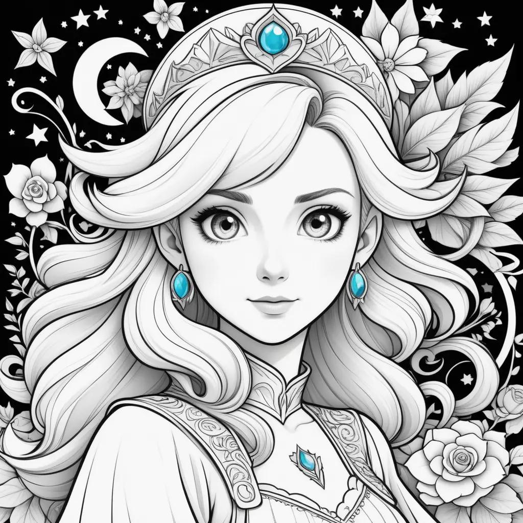 Rosalina Coloring Pages: A Magical World Coloring Book