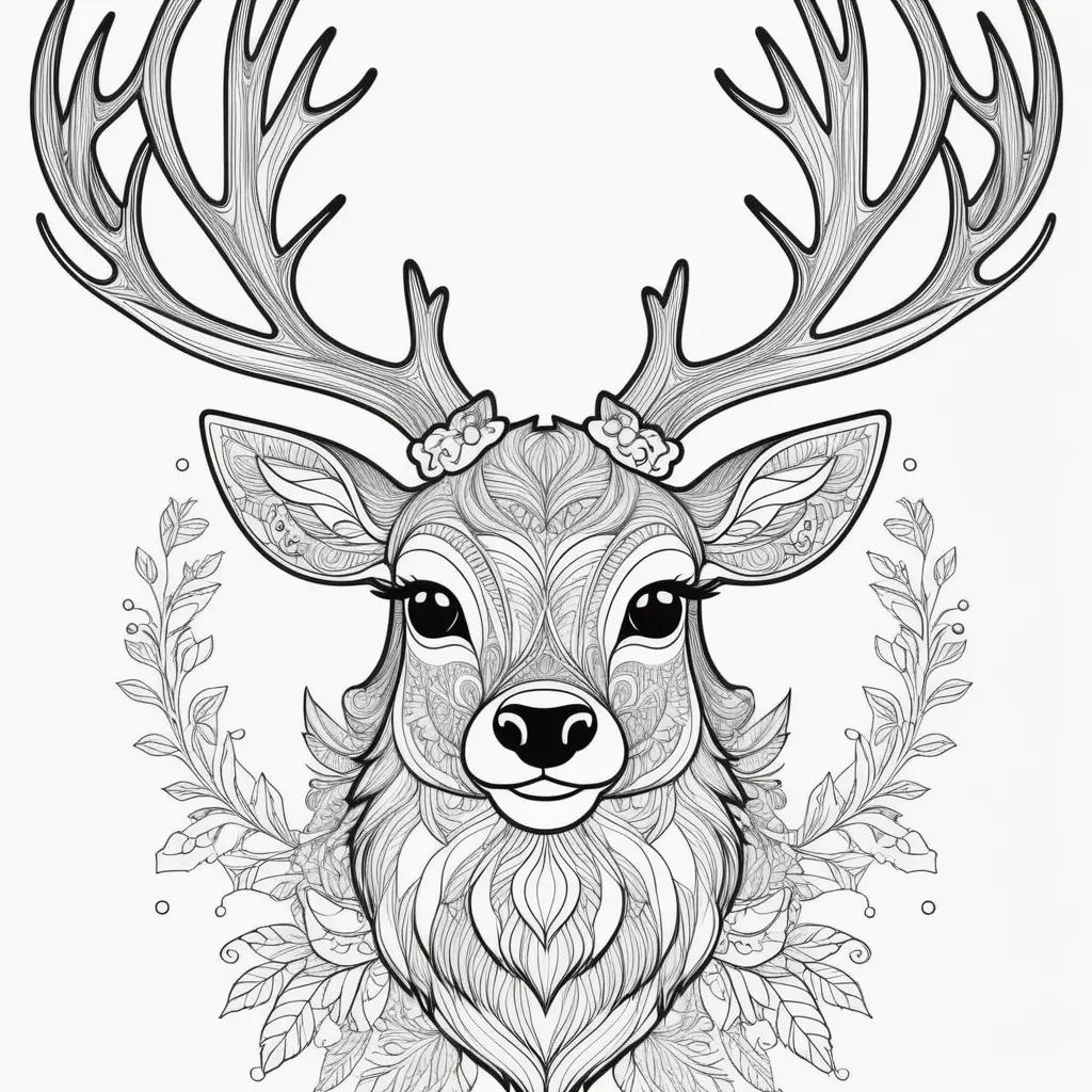 Rudolph Coloring Pages: A Beautiful and Unique Design