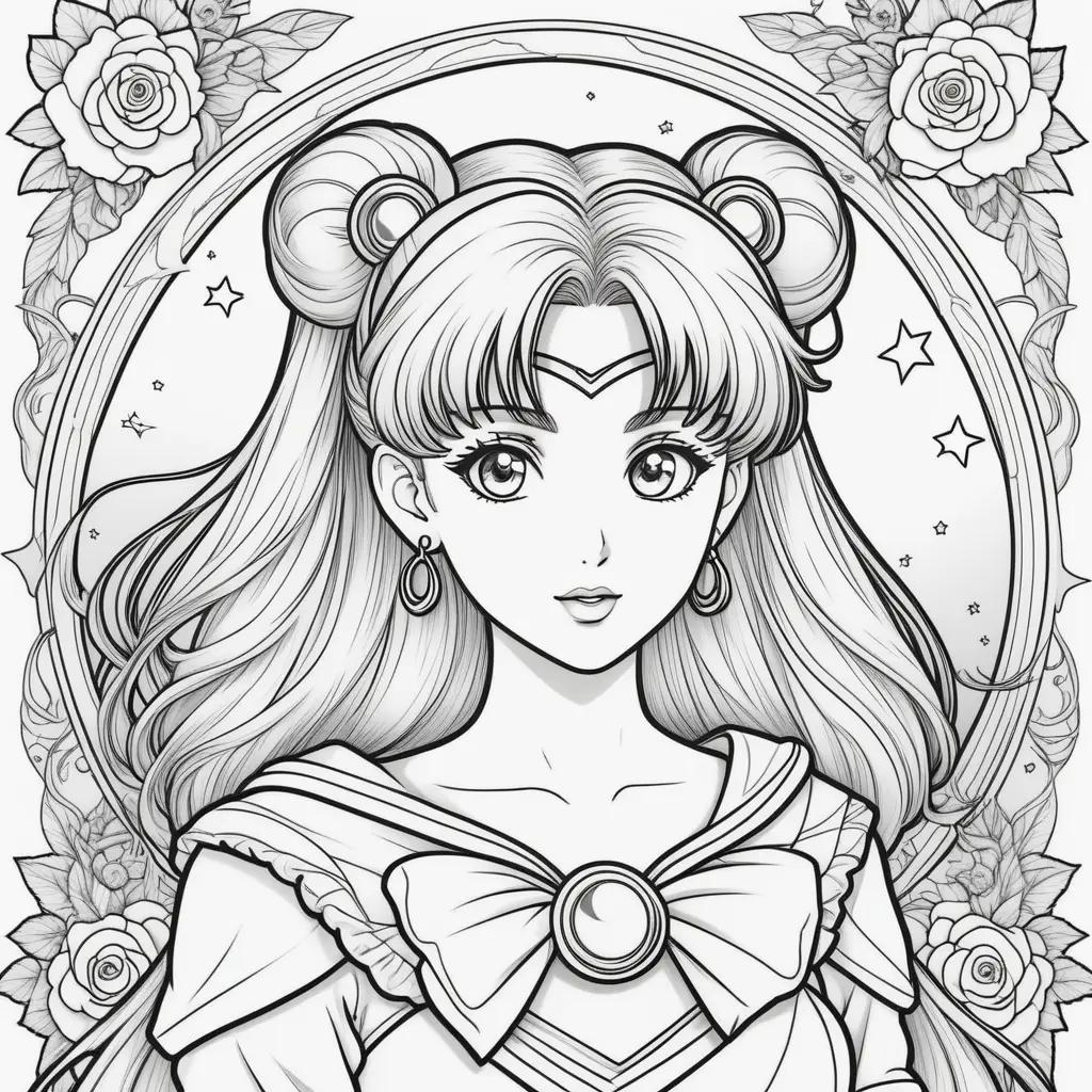 Sailor Moon Coloring Pages: A Collection of Colorful Artwork