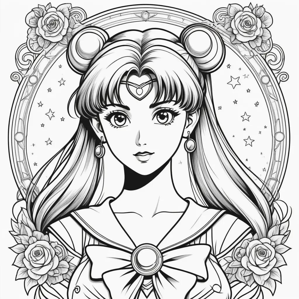 Sailor Moon Coloring Pages for Kids