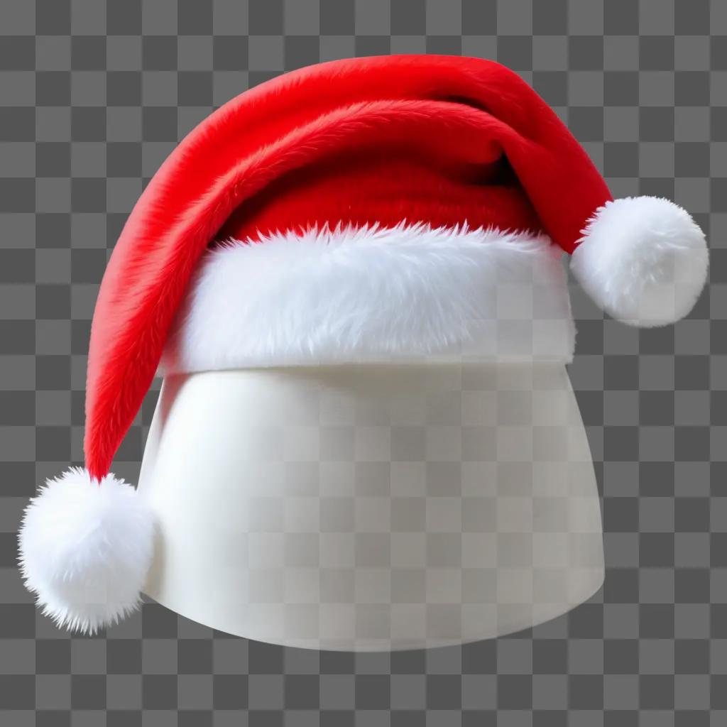 Santa hat on a white background