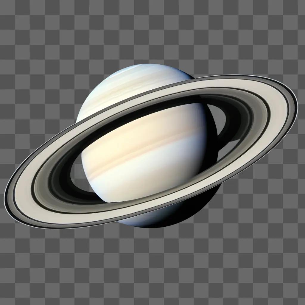 Saturn in a blurry, abstract image