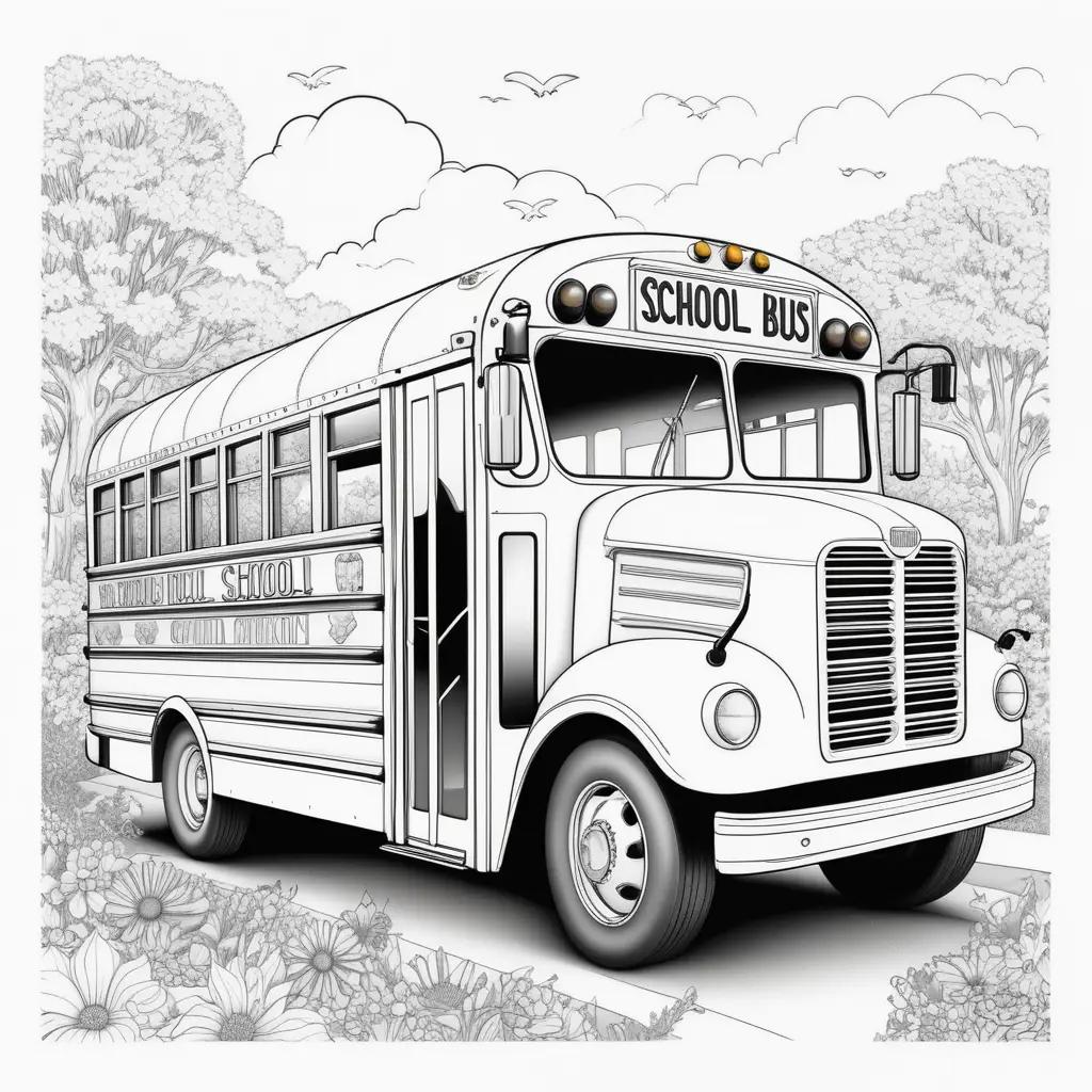 School Bus Coloring Pages - Color Online