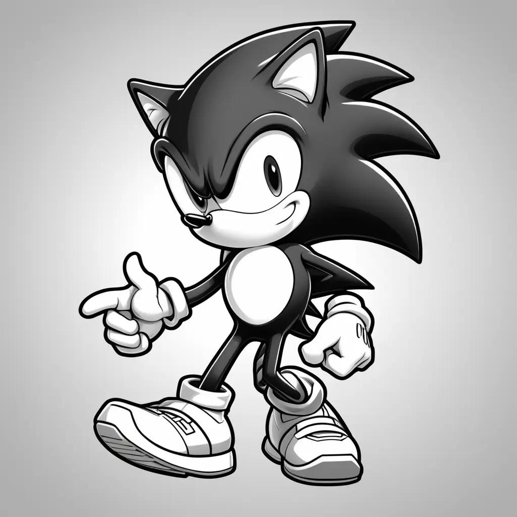 Shadow Sonic Coloring Pages Coloring Pages