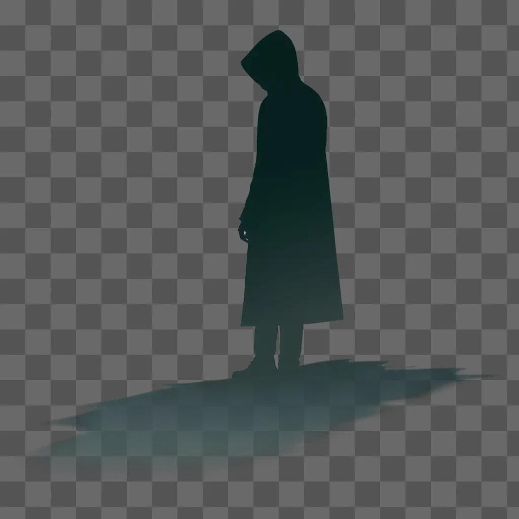 Shadow figure in dark, mysterious setting