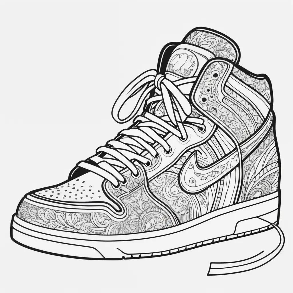 Shoe Coloring Pages: A Collection of High-Quality Drawings