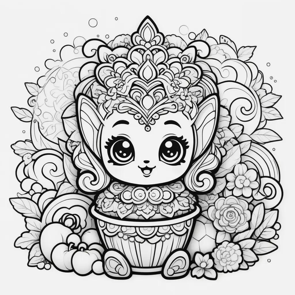 Shopkin Coloring Pages: Cute and Colorful