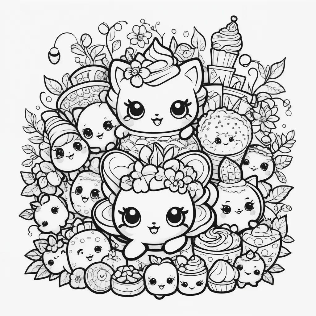 Shopkins Coloring Pages: A Festive Collection