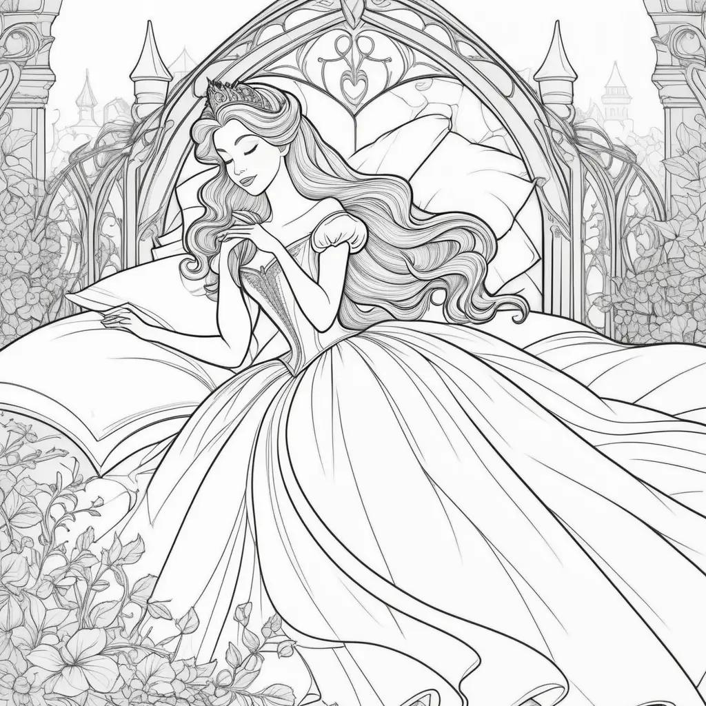 Sleeping Beauty Coloring Pages Coloring Book