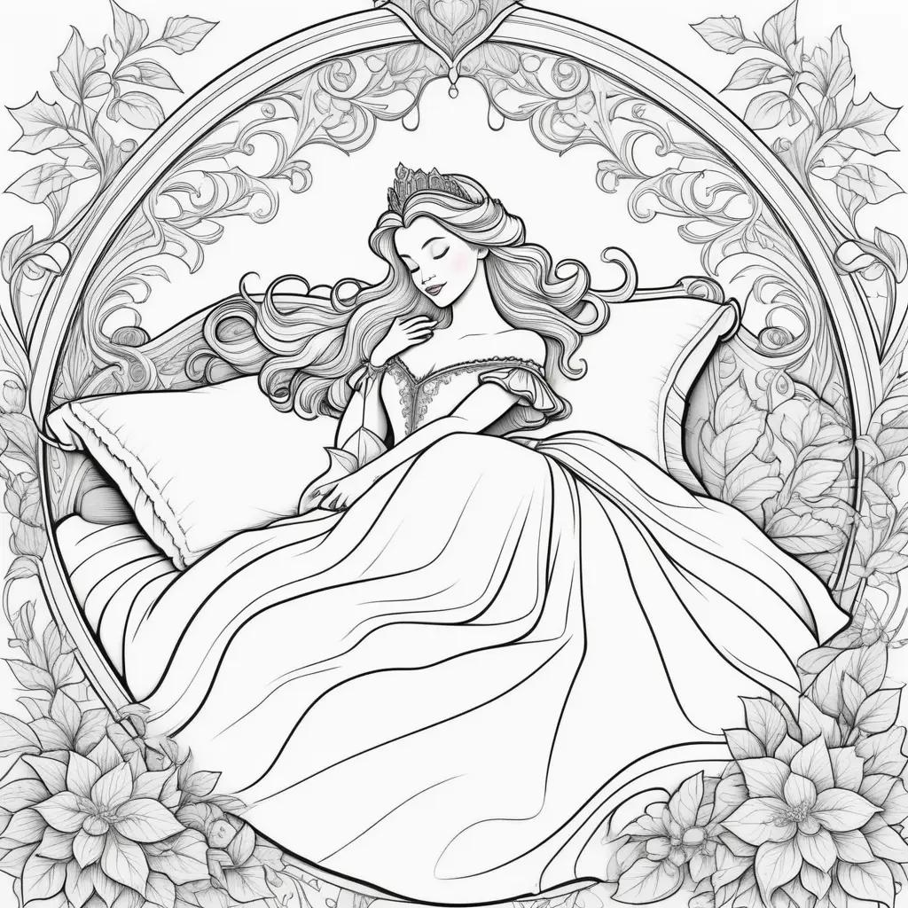 Sleeping Beauty coloring pages, princess, diamond, crown, princess, sleeping beauty coloring pages, princess coloring pages, coloring pages, princess coloring pages