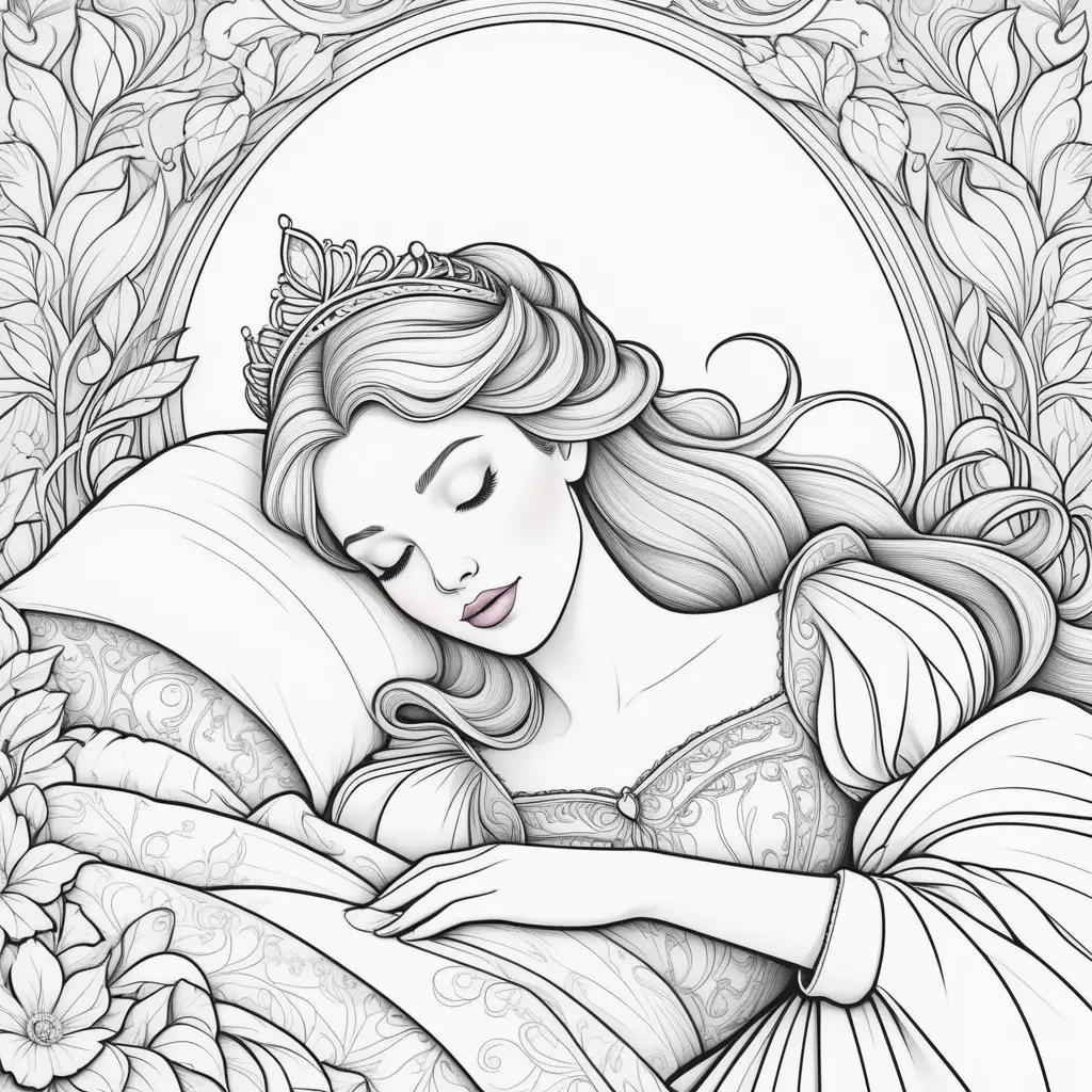 Sleeping Beauty coloring pages