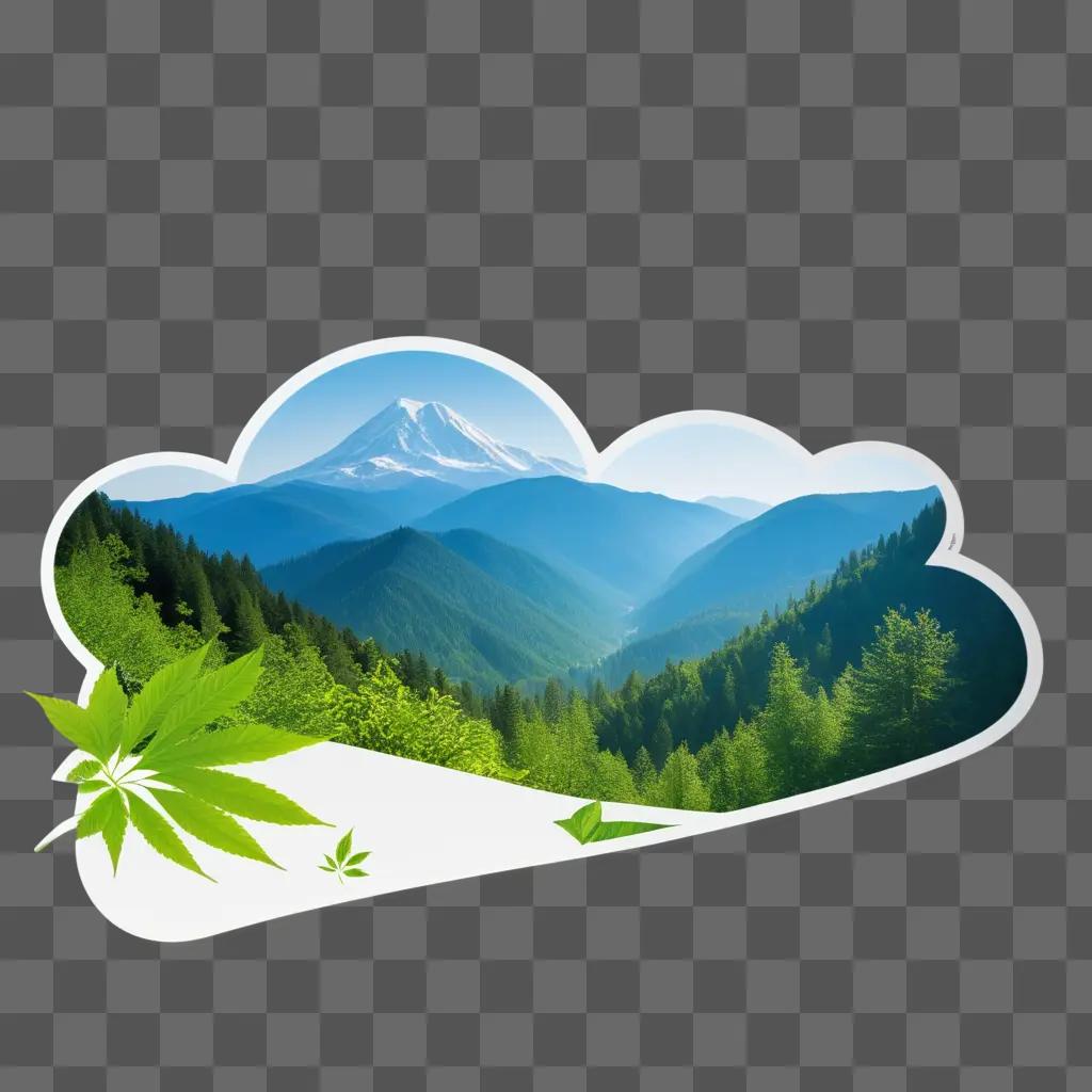 Smokefree image of mountains and forest