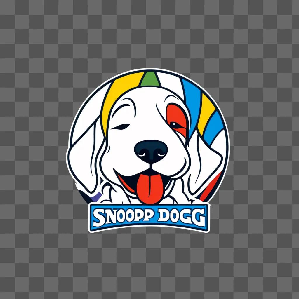 Snoop Dogg logo in multicolored circle