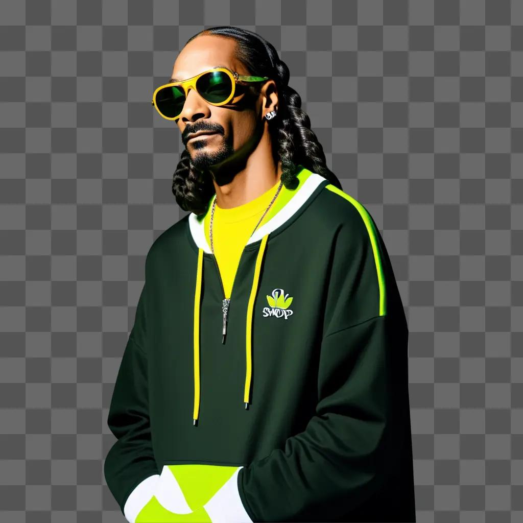 Snoop Dogg logo on green jacket