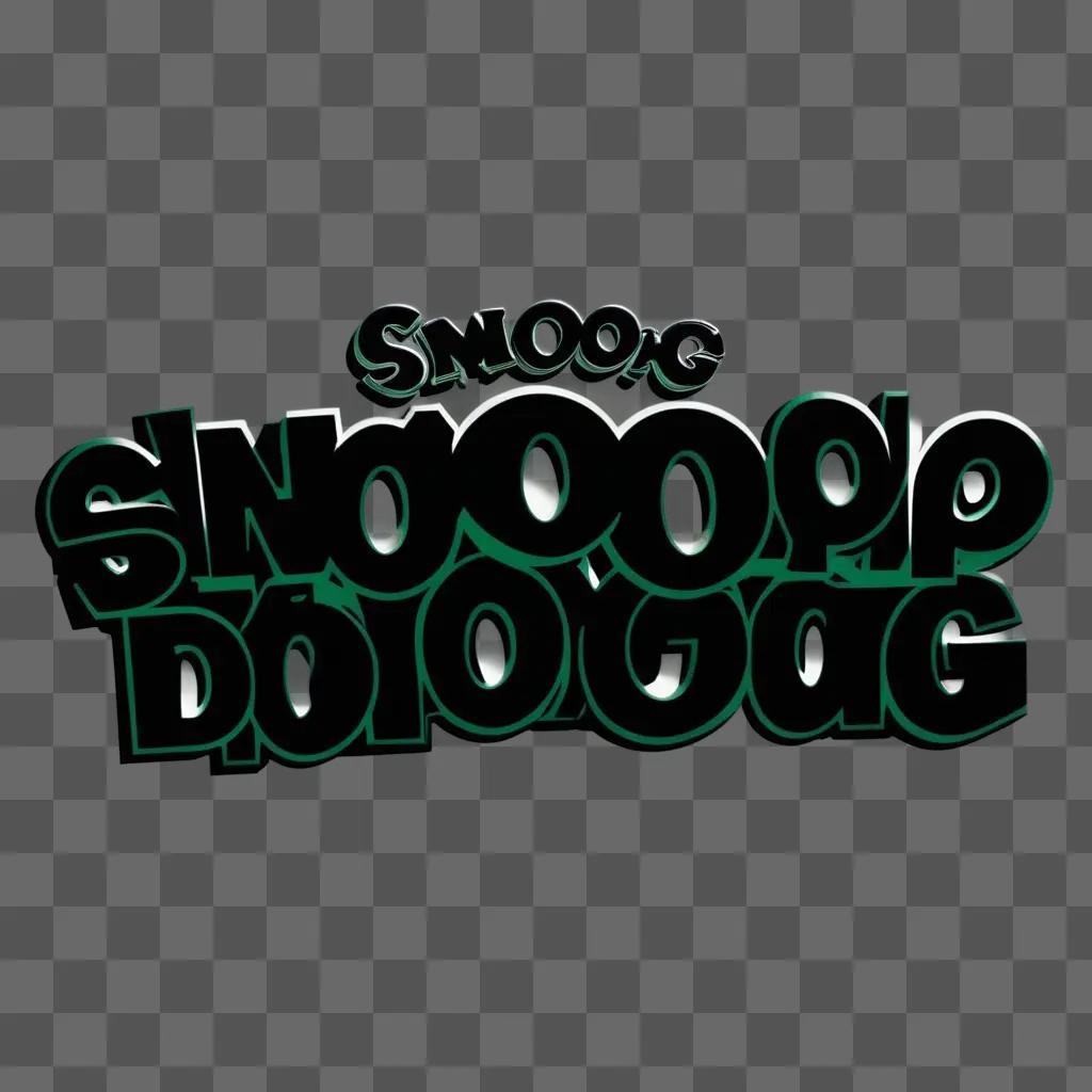 Snoop Doggs logo glows in black and green