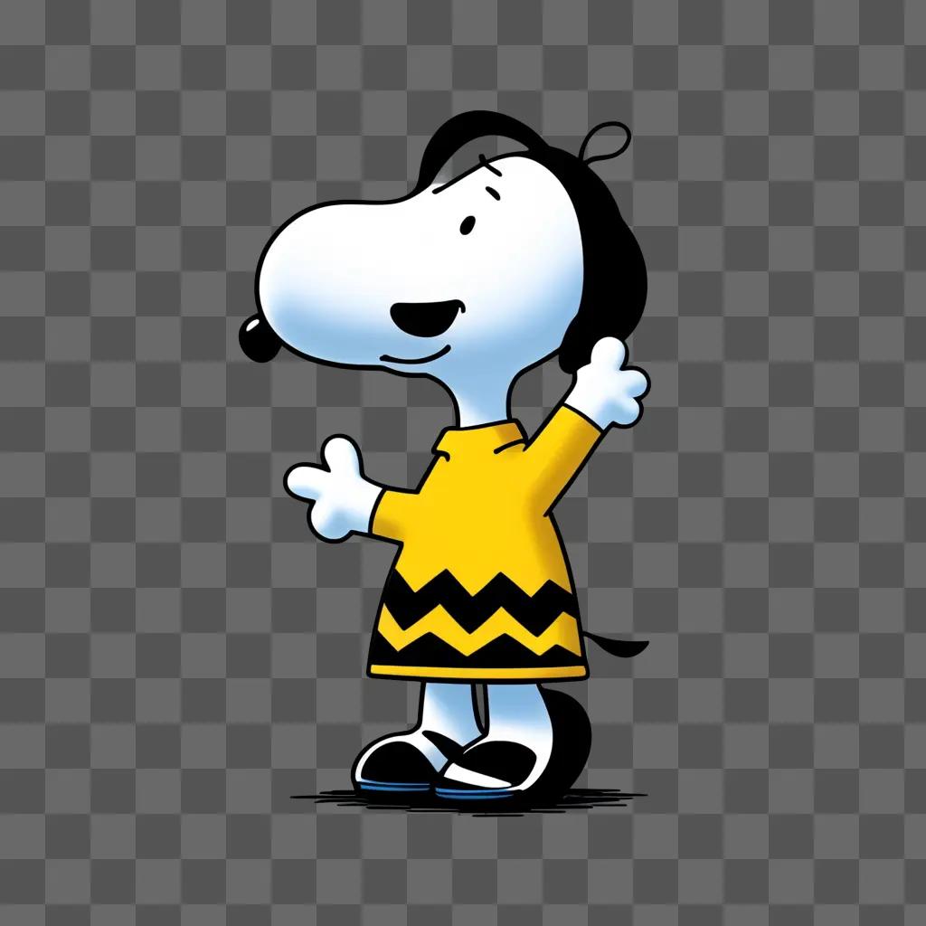 Snoopy clipart is a cute and funny character