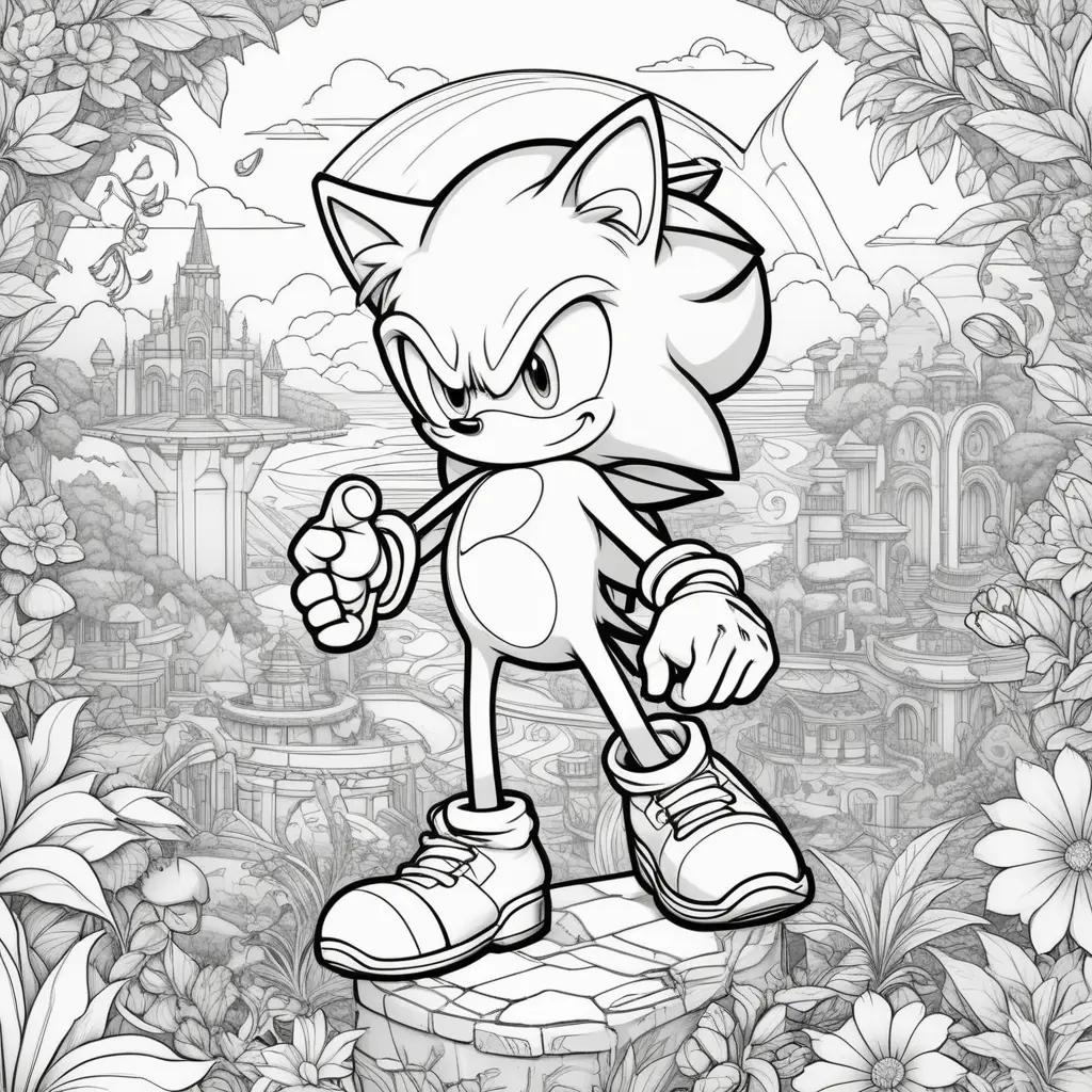 Sonic Coloring Pages: Free Sonic Coloring Pages to Color Online