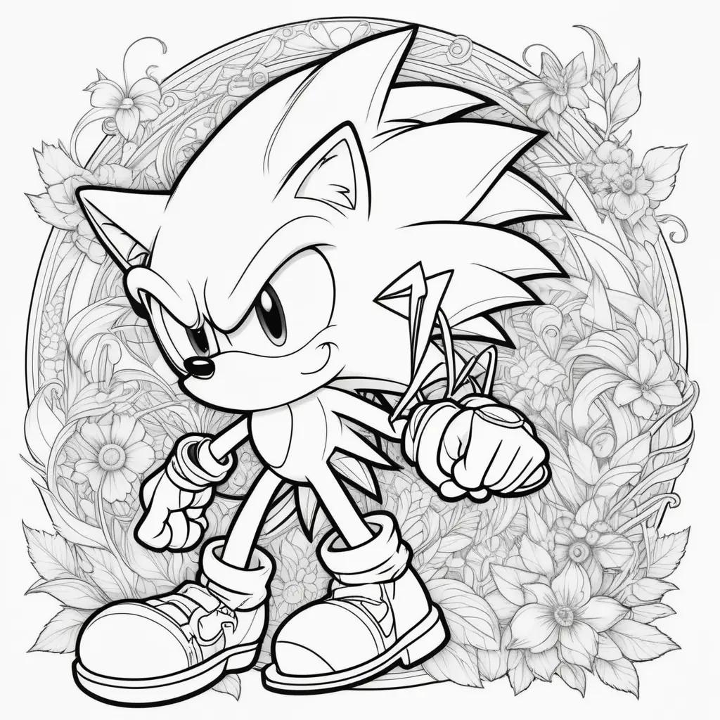 Sonic Coloring Pages: Fun and Engaging Coloring Book for Kids