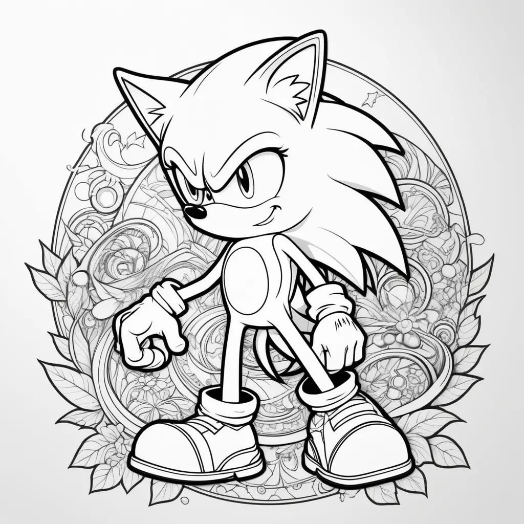 Sonic Coloring Pages