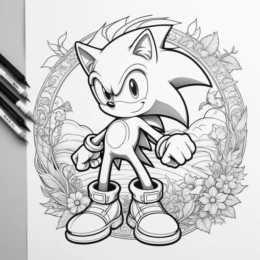 Sonic Coloring Pages