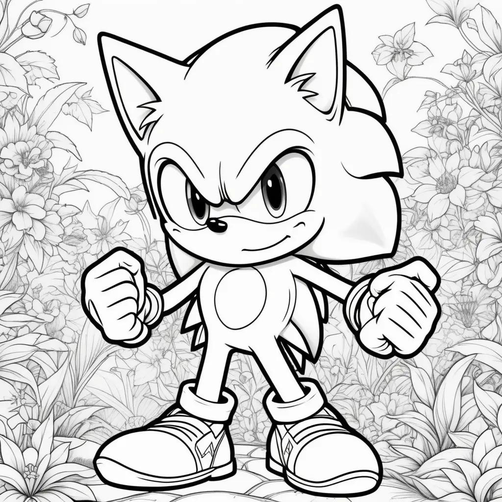 Sonic Coloring Pages