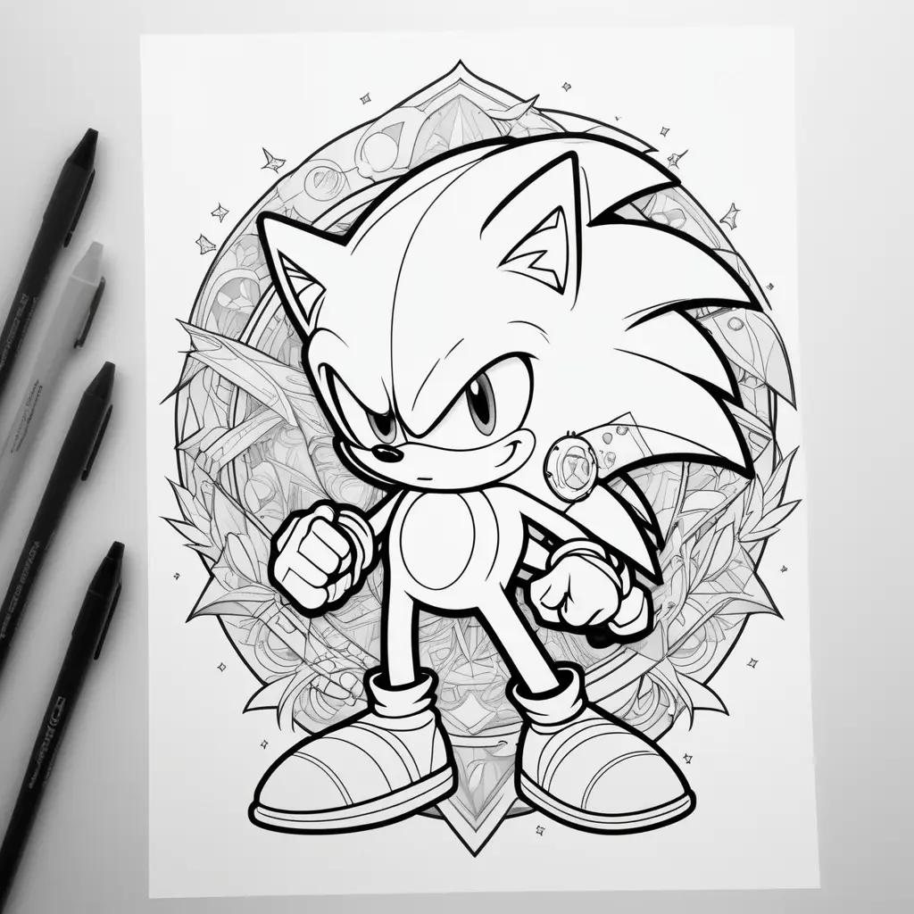 Sonic EXE coloring pages ready for coloring