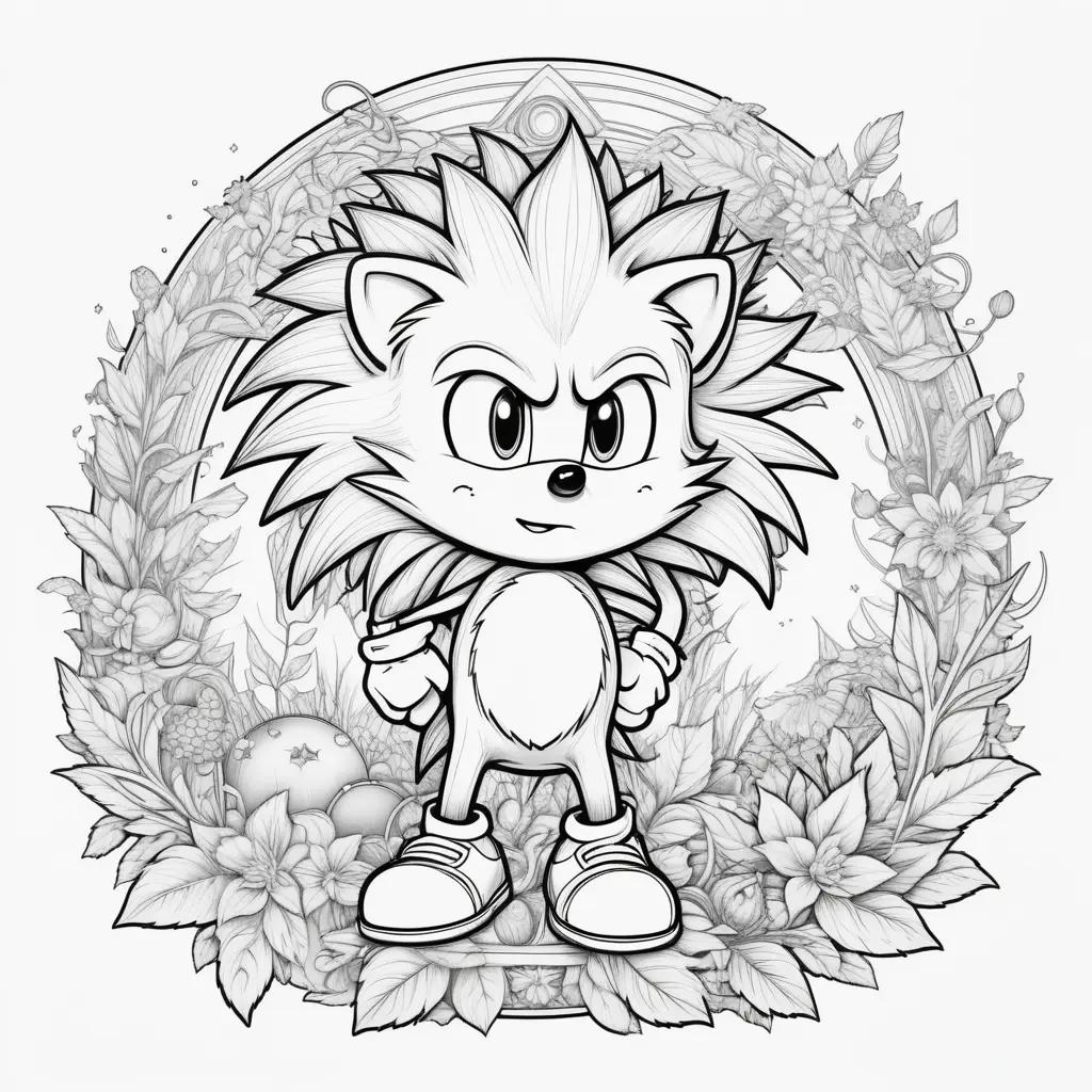 Sonic Hedgehog Coloring Pages