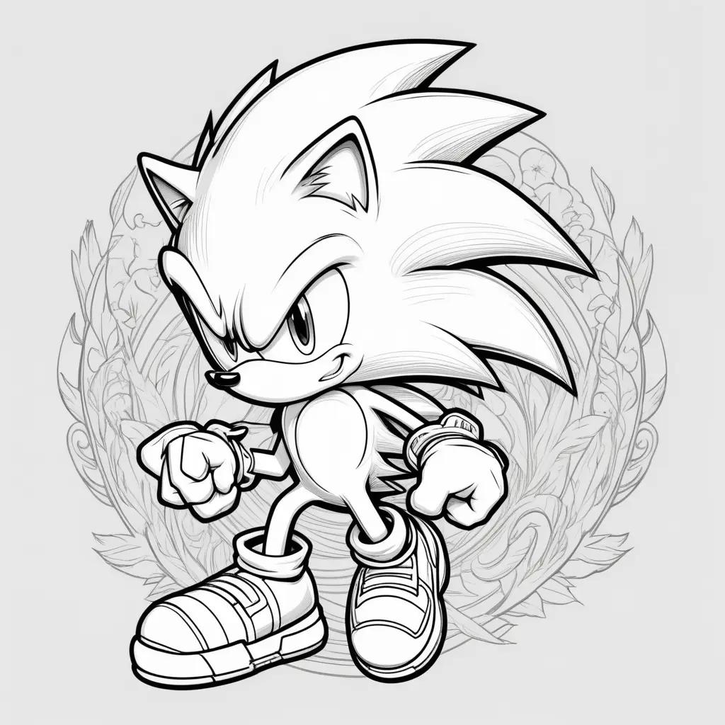 Sonic Shadow Coloring Pages - Coloring Book