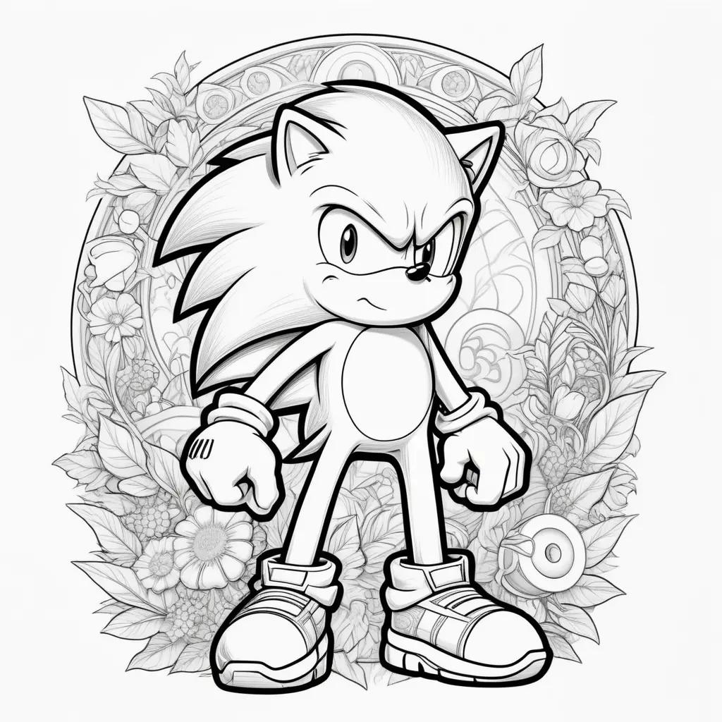 Sonic The Hedgehog Coloring Pages