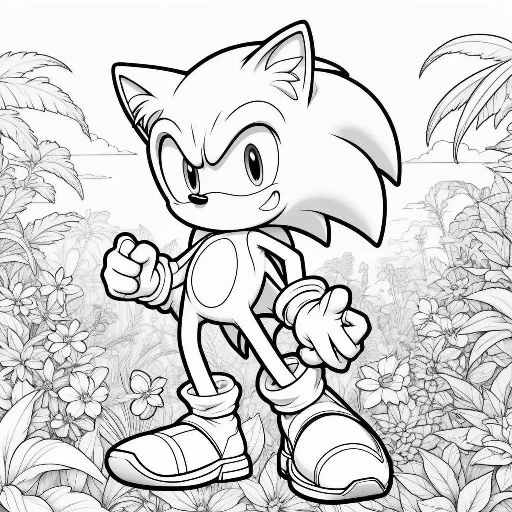 Sonic coloring pages: free, fun, and easy to print