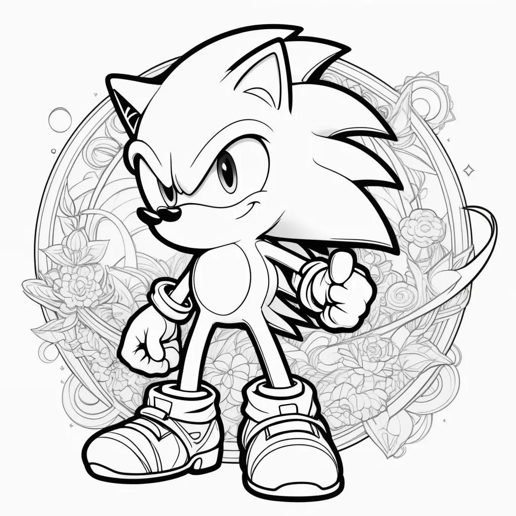 Sonic coloring pages for kids: free printable coloring books