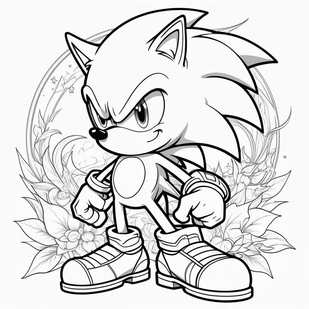 Sonic coloring pages free, full of color and fun