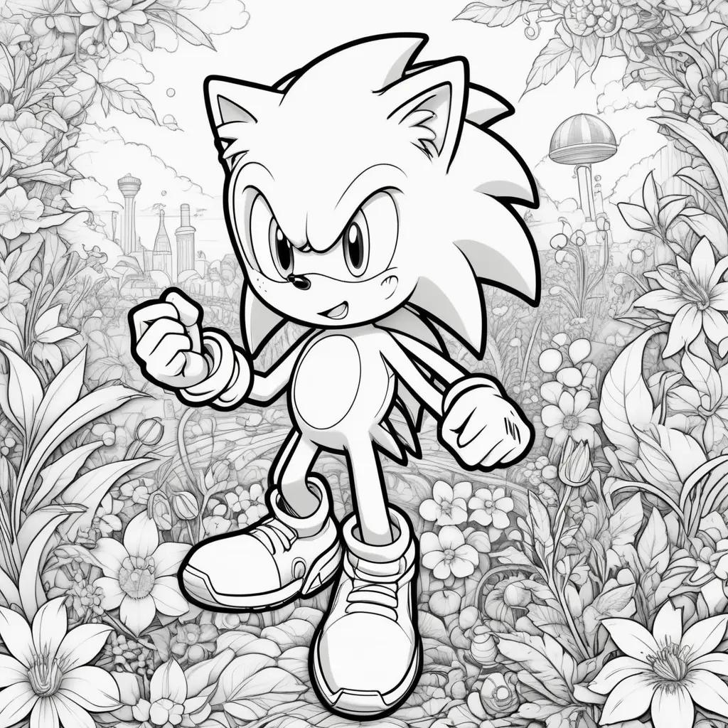 Sonic coloring pages with free coloring books