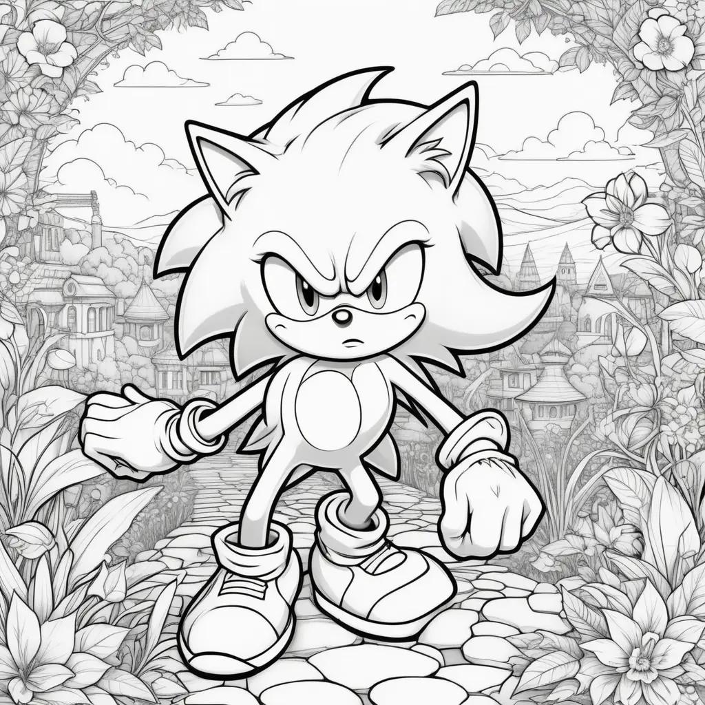 Sonic coloring pages with free printables available online