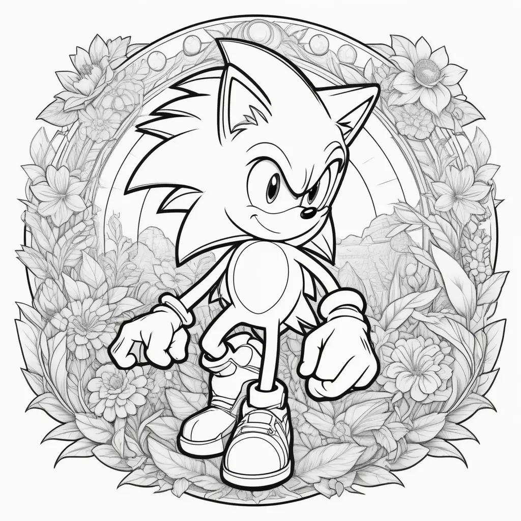 Sonic the Hedgehog Coloring Pages for Kids