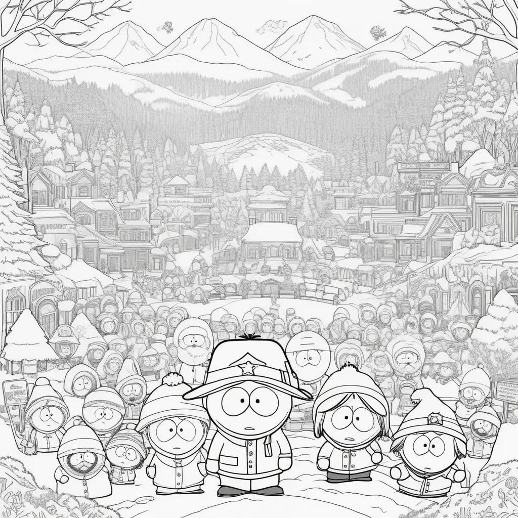 South Park coloring pages for kids