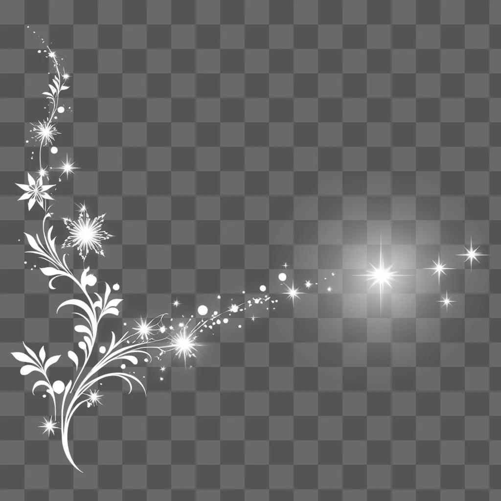 Sparkle clipart on a white background