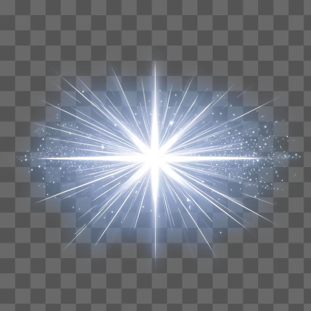 Sparkle on a transparent background