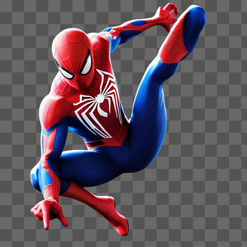 Spectacular Spider-man in a red and blue outfit