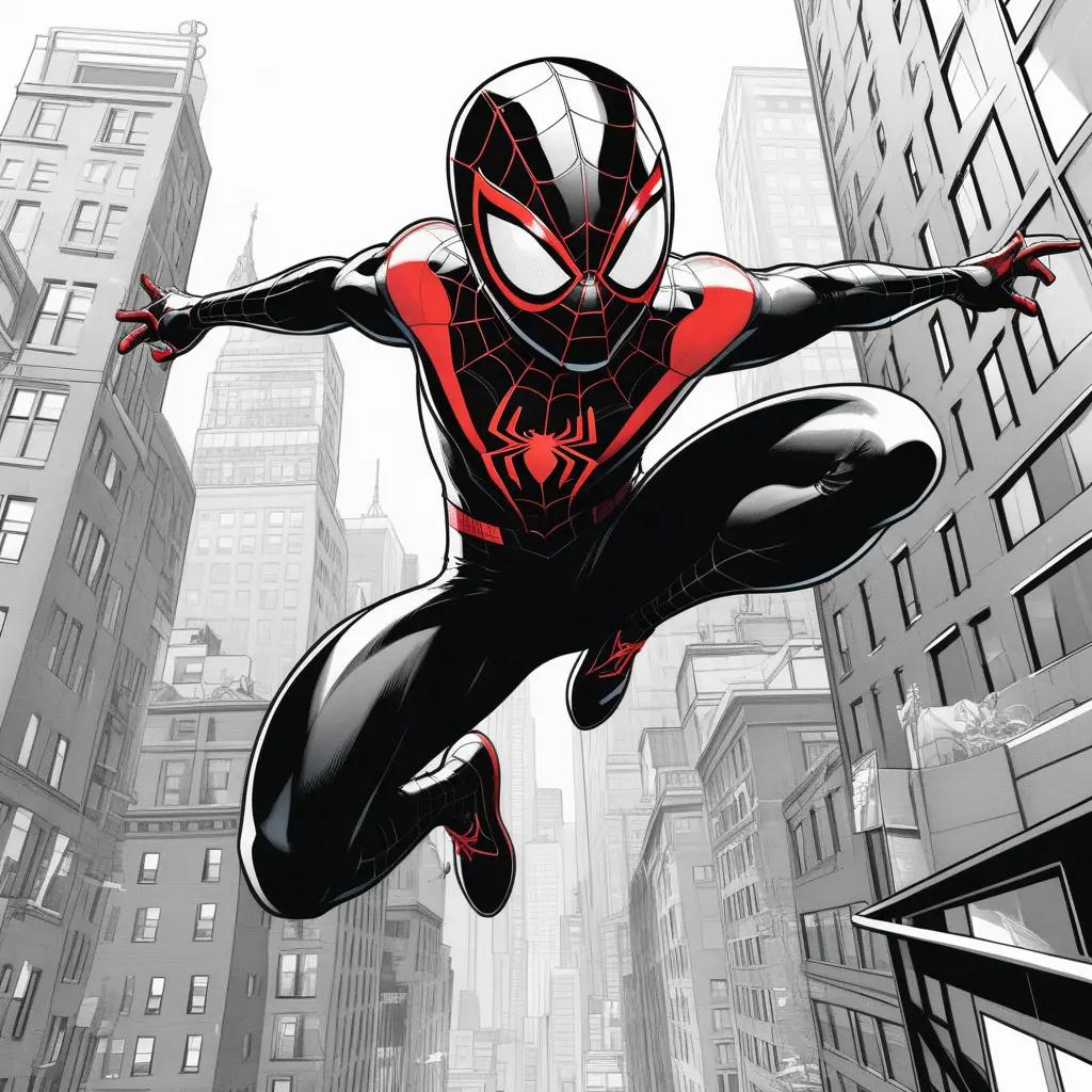 Spider-Man Miles Morales Color Pages