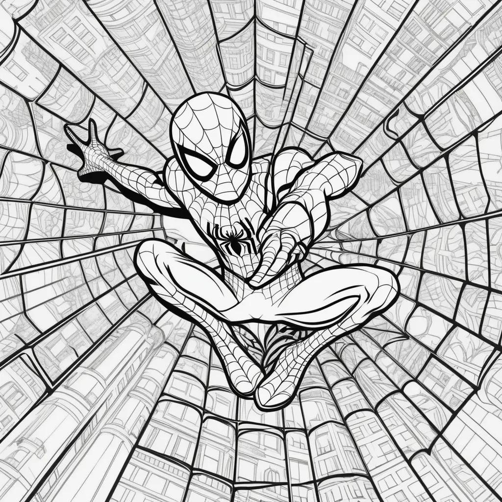 Spiderman Coloring Pages for Kids