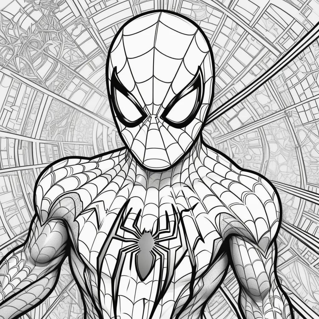 Spiderman coloring pages are a great way to engage children