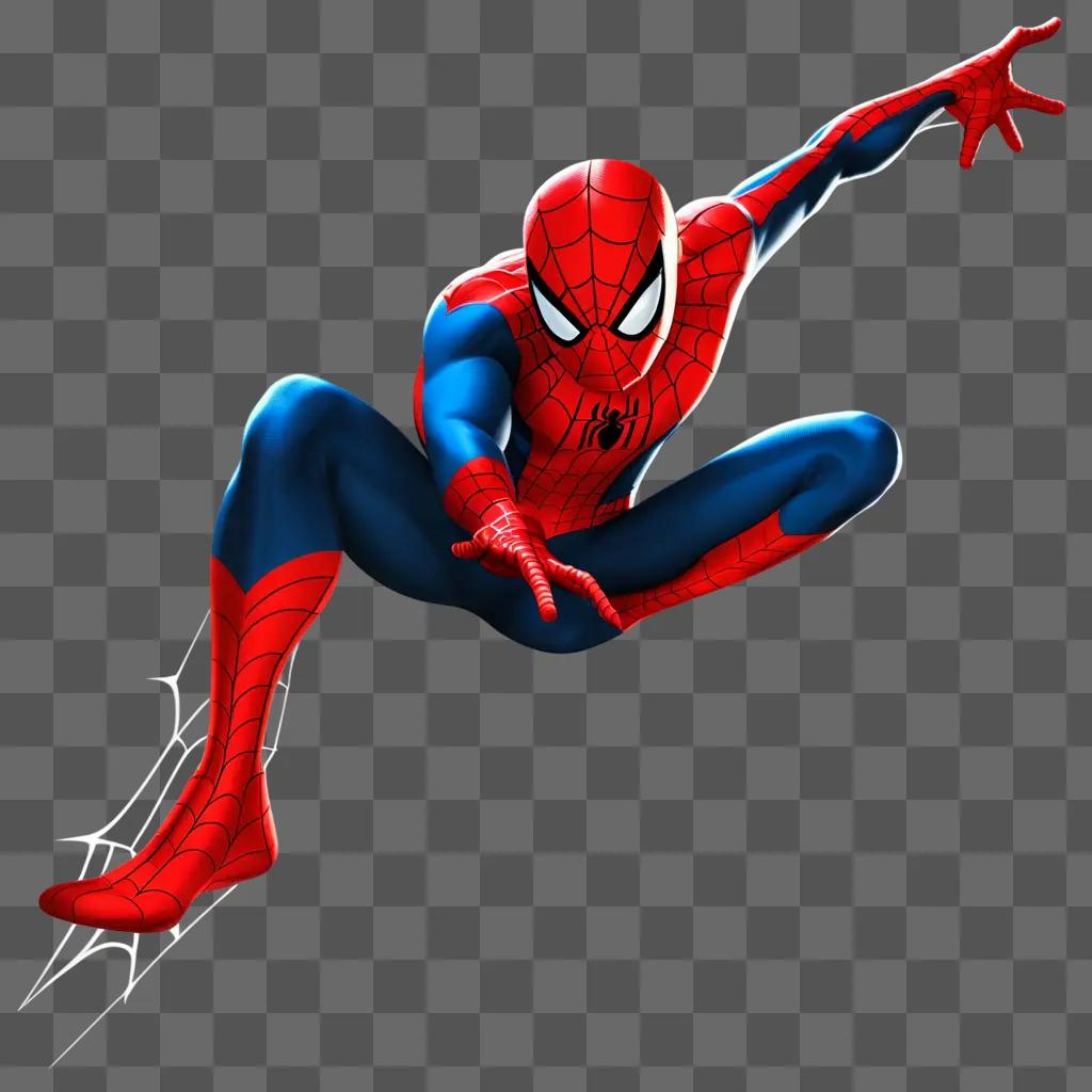 Spidermans spiderman in red and blue