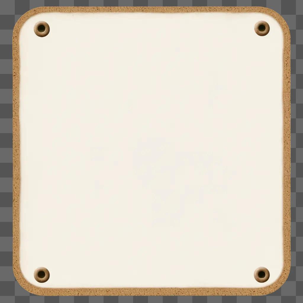 Square rectangular frame bordering white square