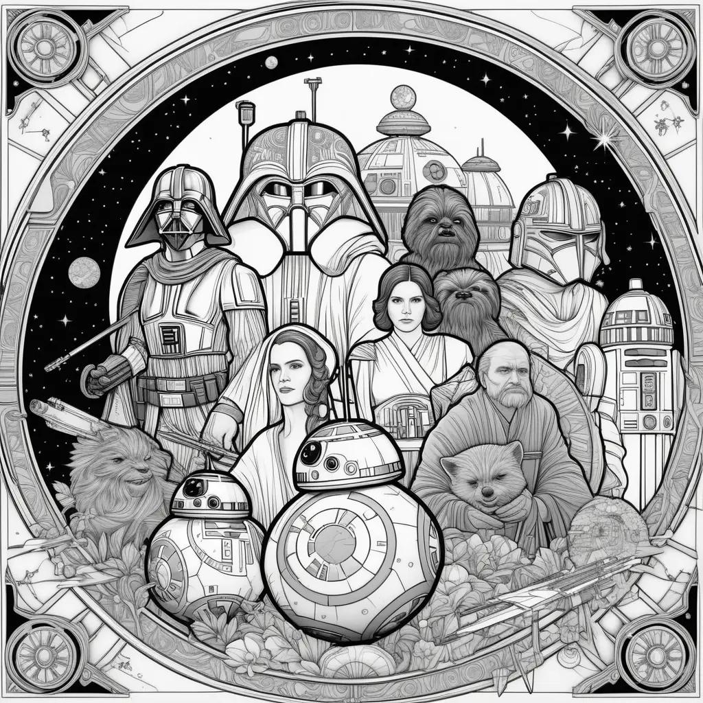 Star Wars Coloring Pages Featuring A Rebel Alliance