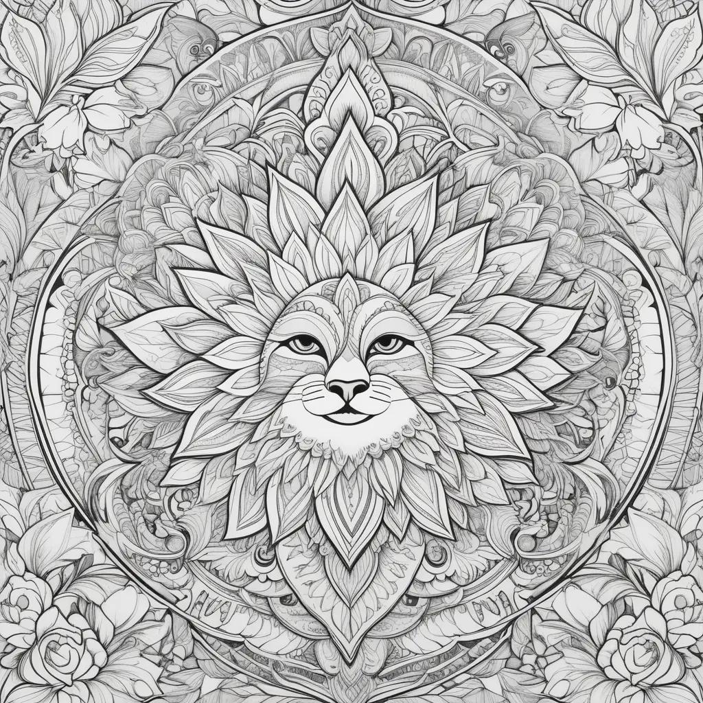 Stress Relief Coloring Pages for Adults: A Mindful Way to Relax